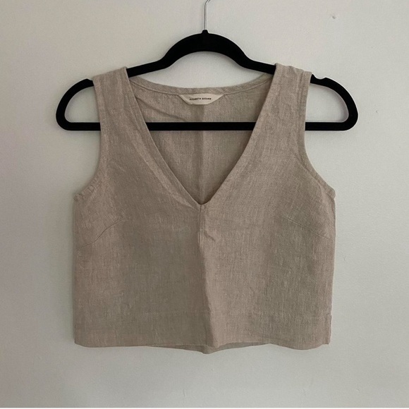 Elizabeth Suzann Tops - Elizabeth Suzann Polly Linen Tank *Retired Style*